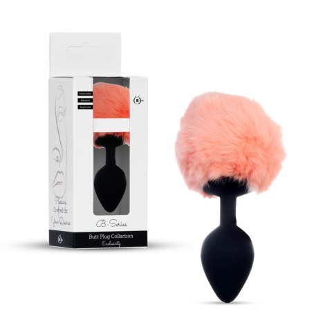 Korek analny z króliczym ogonkiem Plug-Jewellery Silicon PLUG