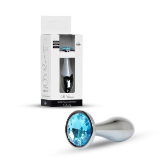 Metalowy plug analny Jewellery Silver rozmiar L