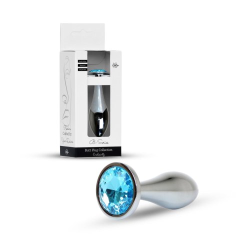 Metalowy plug analny Jewellery Silver rozmiar L