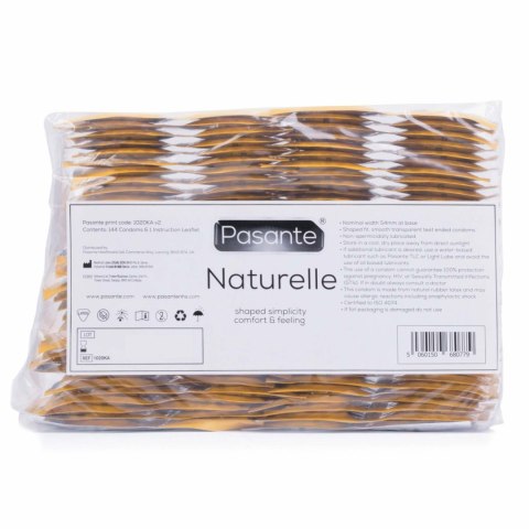 Pasante Naturelle Condoms Bulk Packs 144 pcs