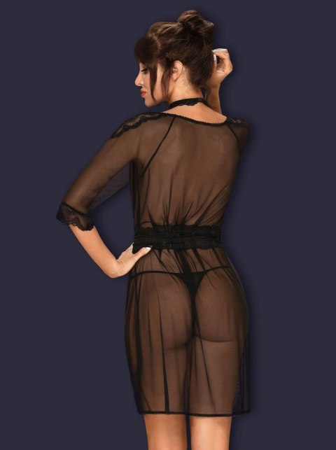 Prześwitujący peniuar sex szlafrok lucita s/m