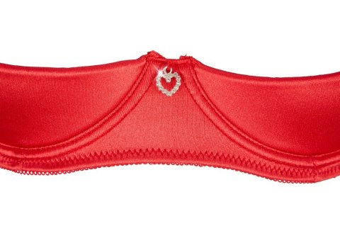 Shelf Bra Set red 80B/M