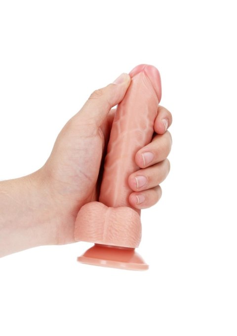 Realistyczne żylaste dildo z przyssawką 17 cm