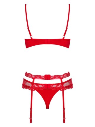 Komplet erotyczny pas stanik stringi obsessive s/m