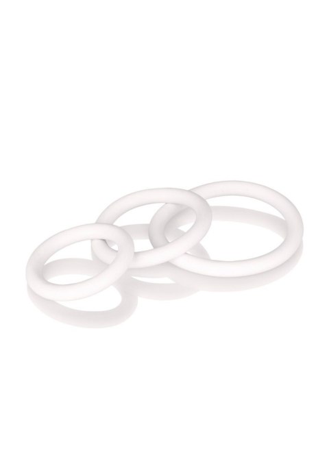 Pierścień-RUBBER RING WHITE SET 3PCS