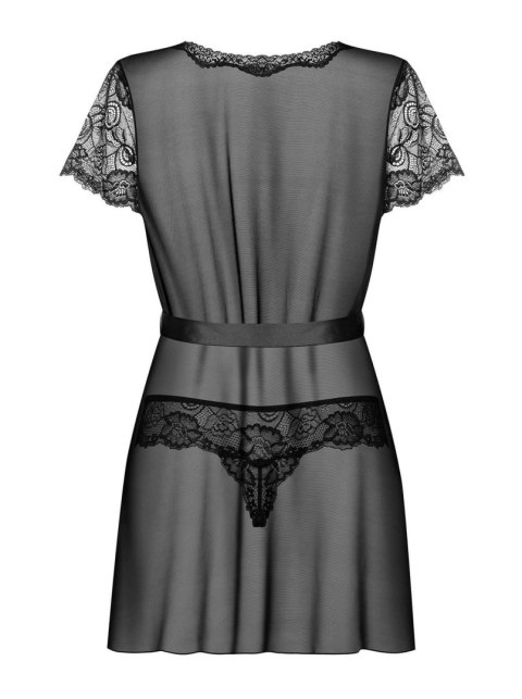 Szlafrok stringi sex komplet peniuar obsessive l/xl