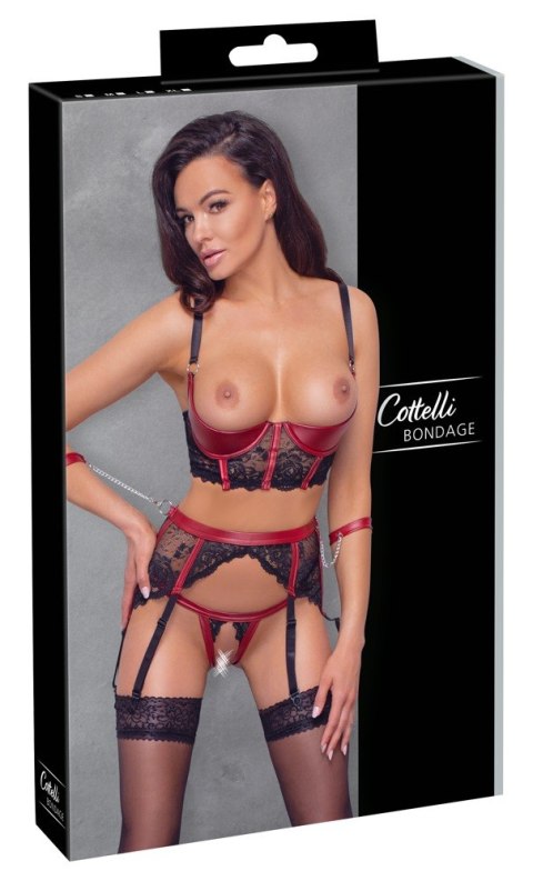 Shelf Bra Set black/red S