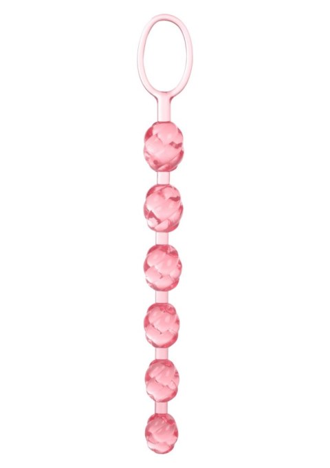 Plug/kulki-SWIRL PLEASURE BEADS PINK