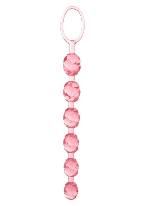 Plug/kulki-SWIRL PLEASURE BEADS PINK
